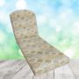 Sunbrella Empire Dove Chaise Lounge Replacement Cushion Rounded Back