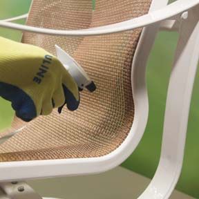 How to install new patio chair slings by Cascadia Outdoor Cushions