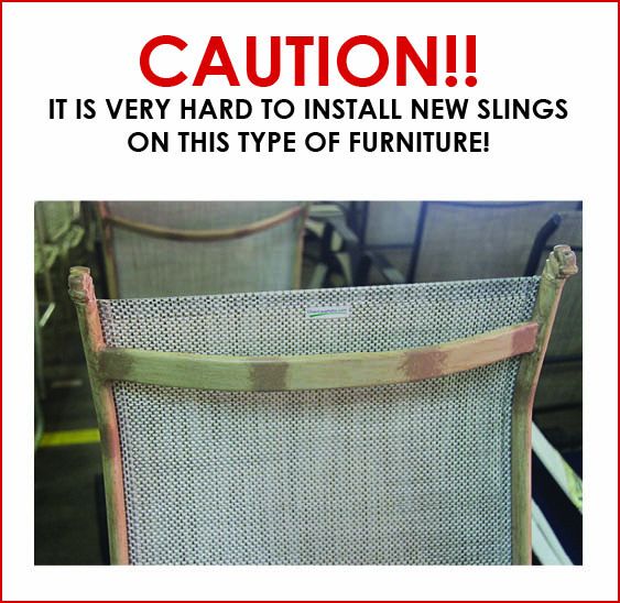 Patio Chair Replacement Slings that are very difficult to install