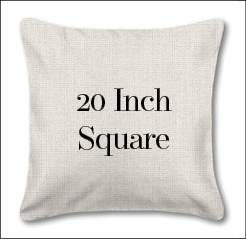 Outdoor Pillow or Patio Pillow 20" Square